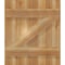 Ekena Millwork Joined Board-n-Batten Shutters w/Z-Bar, Rough Sawn Western Red Cedar, 21 1/2W x 25H, PR RBJ06Z21X025RWR - alternate 5